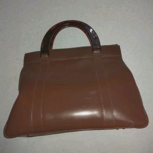 Alberta Ferretti Italy Satchel Bag Soft Leather